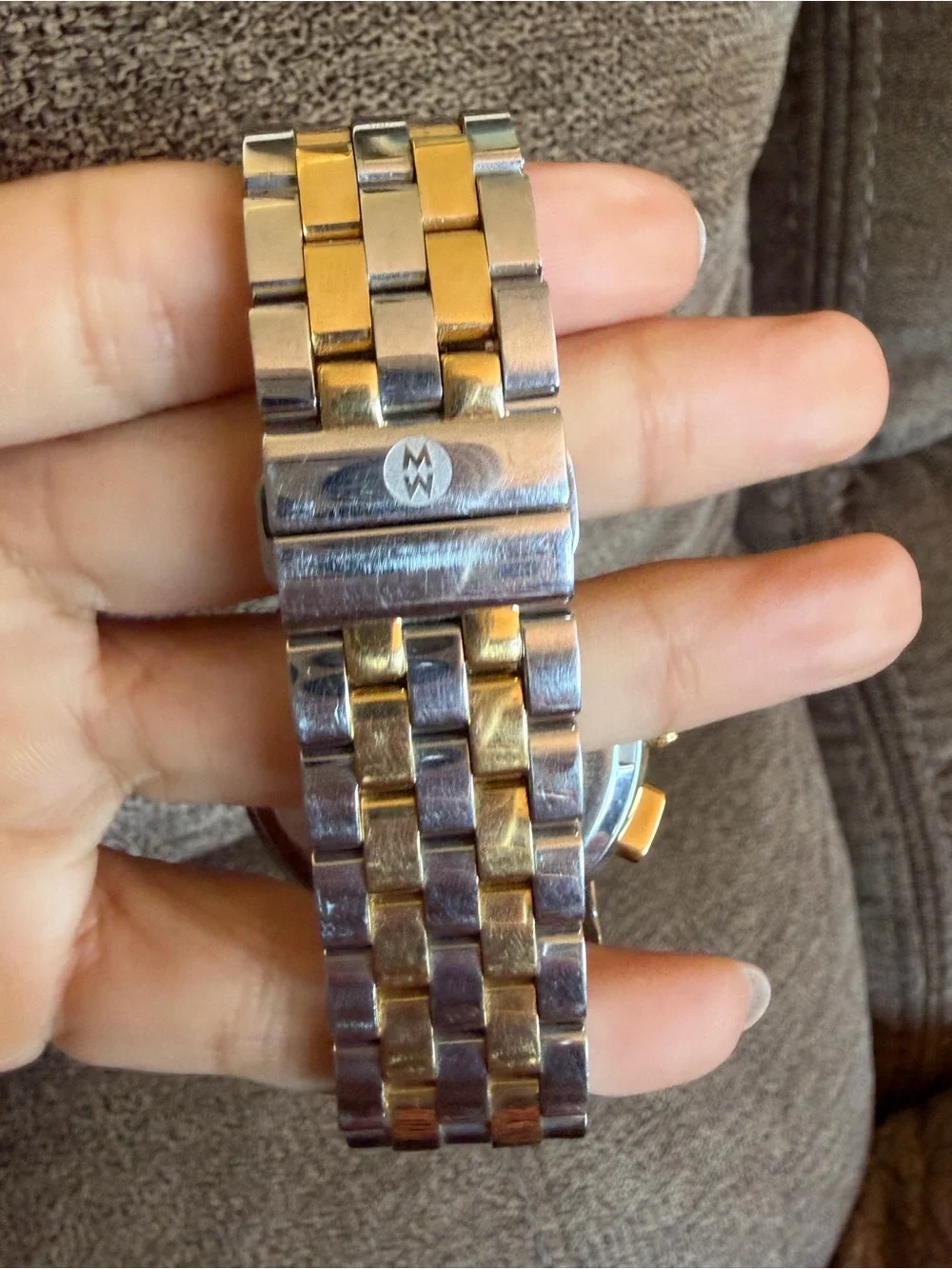 MICHELE Sport Two-Tone Diamond Chronograph Swiss Watch